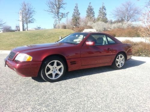 1997 mercedes-benz sl500 roadster coupe convertable heated leather premium bose
