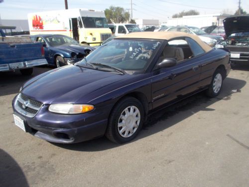 1997 chrysler sebring, no reserve