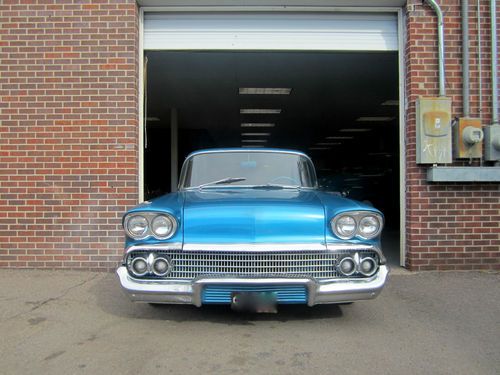 1958 chevy biscayne (belair) partially restored! v8 new interior! low reserve!