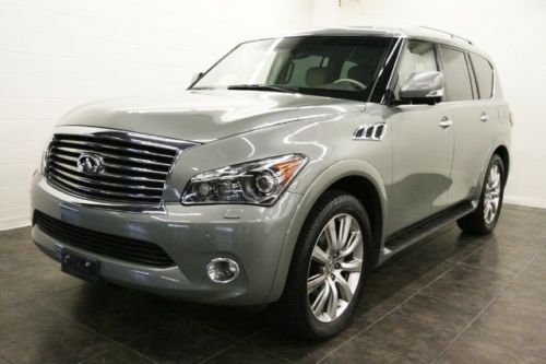 2012 infiniti qx56 navi roof f/r cam dvd htd rcam roof 2tv/dvd we finance