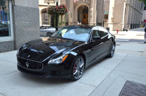 2014 maserati quattroporte gts.  nero with sabbia