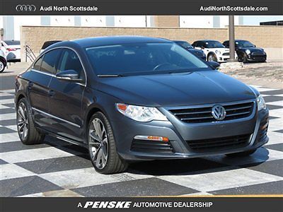 12 volkswagen cc  gray  heated seats bluetooth sirius clean car fax 34k miles