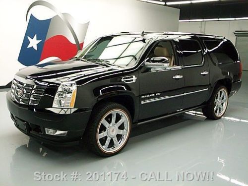 2012 cadillac escalade esv lux sunroof nav dvd 20&#039;s 13k texas direct auto