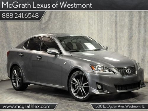 2012 is250 fsport rwd premium lexus certified