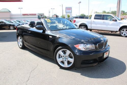 10 135i auto convertible heated leather keyless finance black bmw premium