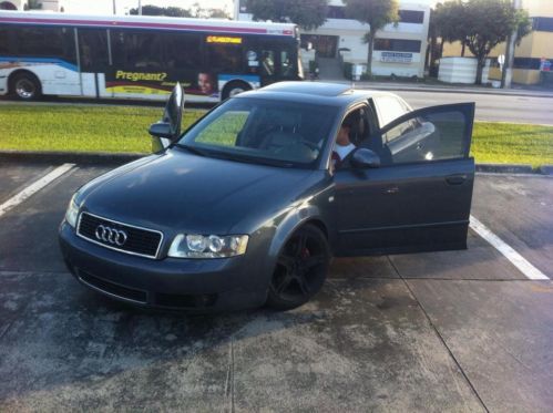 2003 audi a4 sedan 1.8l turbo carbon fiber hid clean title