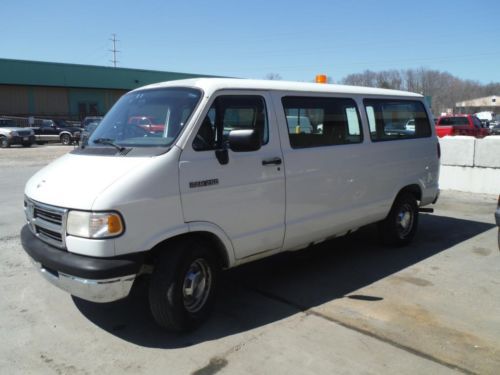 1994 dodge ram250 maxi passenger van cng runs good clen carfax needs to be towed