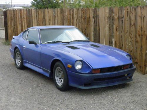 1978 royal blue 280z datsun l30 coupe