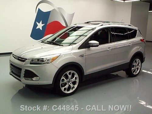 2013 ford escape titanium ecoboost pano sunroof nav 26k texas direct auto