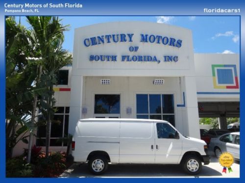 2008 ford e-150 3dr cargo van 4.6l v8 auto low mileage niada certified warranty