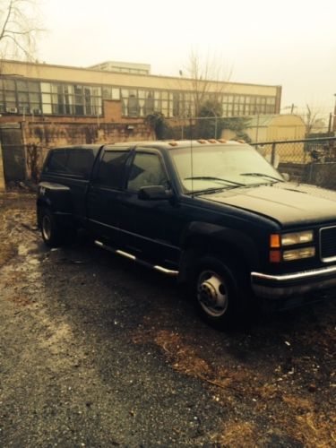 1998 gmc sierra 3500  crew cab dually 4x4 7.4l big block