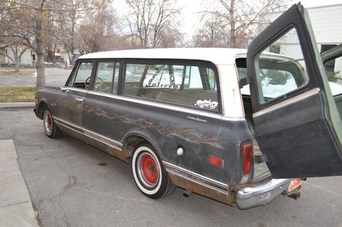 1972 chevy suburban chevrolet c10 strong 350/transmission issues no reserve