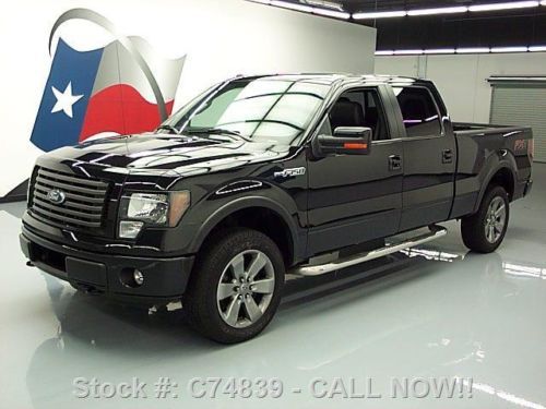 2012 ford f-150 fx4 crew 4x4 5.0l sunroof nav 20&#039;s 36k texas direct auto