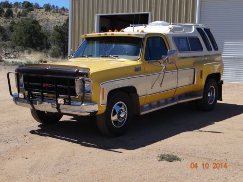 1979 gmc; sierra classic 35; camper special; 1 ton dually;