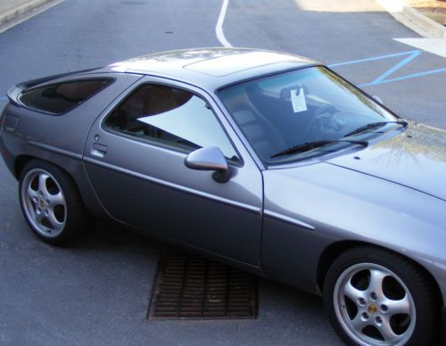 1986 porsche 928s metallic gray very good burg interior new tires 968 mirrors