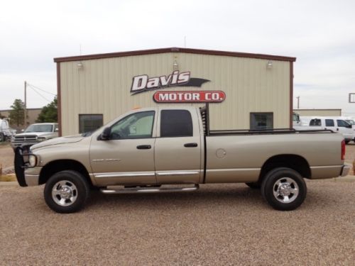 Quad cab 4x4 laramie 5.9 liter cummins turbo diesel leather clean carfax 1 ton