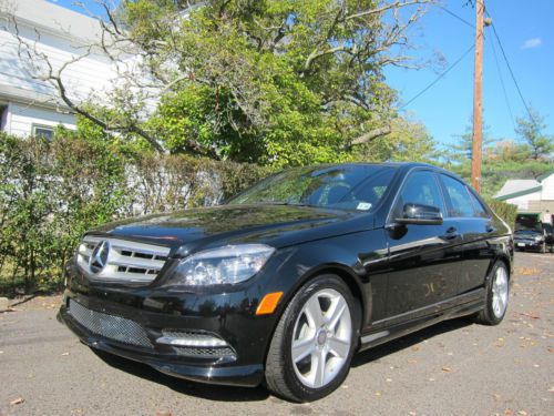 Mercedes benz c300 4matic 2011 black low mileage