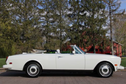 1989 rolls royce corniche ii convertible 9k actual miles garage find no reserve