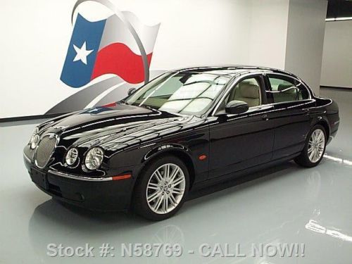 2006 jaguar s-type 4.2 heated leather sunroof nav 49k texas direct auto