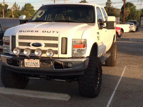 2008 ford f-350 super duty lariat crew cab pickup 4-door 6.4l