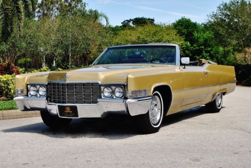 Amazing 1969 cadillac deville convertible cold a/c drive this car coast to coast