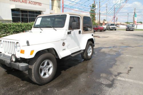 2000 jeep wrangler sahara sport utility 2-door 4.0l