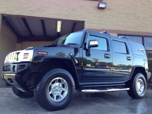 2006 hummer h2 sport utility 4-door 6.0l,1 owner, 4x4, leather, sunroof, bose,