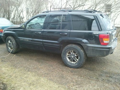 Black 2000 jeep grand cherokee limited 4.7l v8