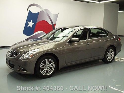 2011 infiniti g37x sedan awd premium sunroof nav 51k mi texas direct auto