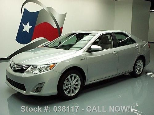 2012 toyota camry hybrid xle htd leather sunroof nav 2k texas direct auto