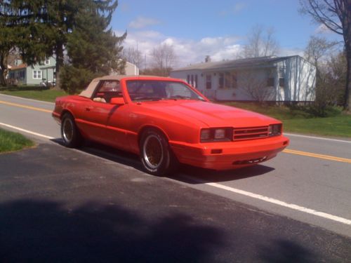 Mercury capri asc mclaren convertible survivor