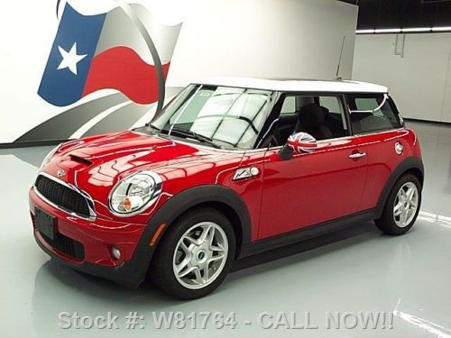 2009 mini cooper s turbocharged pano sunroof 39k miles texas direct auto