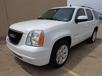 2007 gmc yukon slt 2wd-navigation-moon-dvd-power running boards-carfax certified