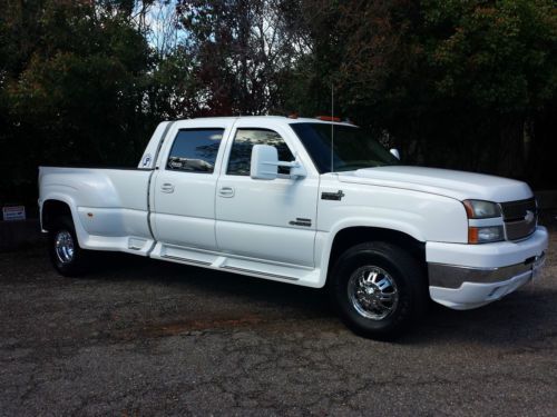 2006 chevrolet silverado 3500 4x4 western hauler lt crew cab pickup 4-door 6.6l