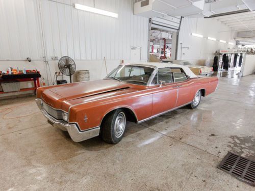 1966 lincoln continental convertible original california car black plates