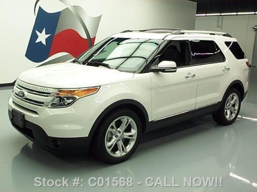 2013 ford explorer limited pano roof nav rear cam 24k texas direct auto