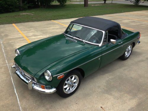 1974 mgb roadster overdrive! hardtop!  34,000 mile documented california mgb