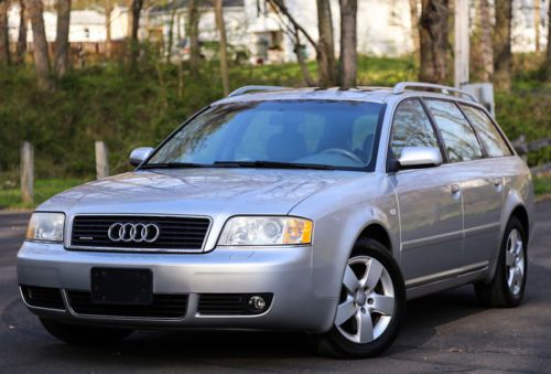 2002 audi a6 quattro wagon awd 3.0 v6 1 owner serviced carfax 71k miles