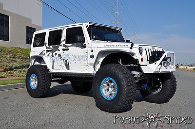 Poison spyder custom jk jeep &#034;the arctic spyder&#034; cj wrangler