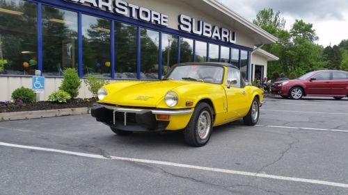 1975 triumph spitfire 1500 yellow