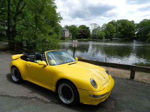 1974 porsce 911 1996 2006 mint convertible low miles yellow widebody rare