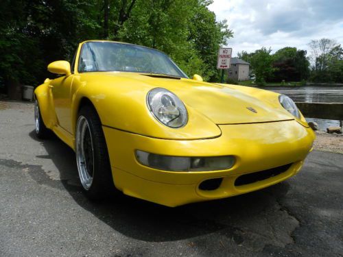 1974 PORSCE 911 1996 2006 MINT CONVERTIBLE LOW MILES YELLOW WIDEBODY RARE, US $33,500.00, image 5