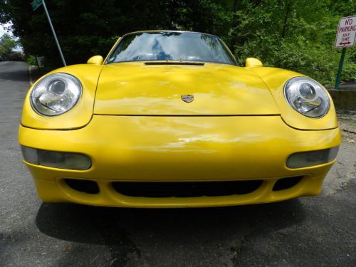 1974 PORSCE 911 1996 2006 MINT CONVERTIBLE LOW MILES YELLOW WIDEBODY RARE, US $33,500.00, image 7