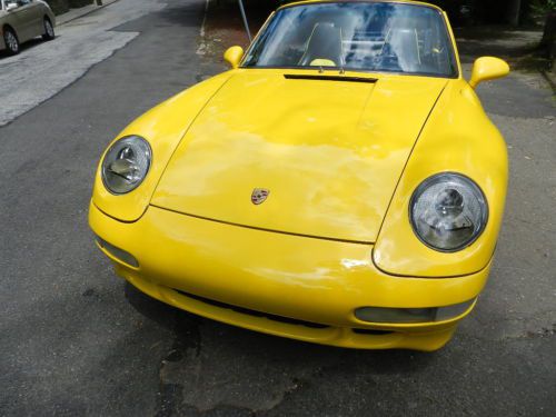 1974 PORSCE 911 1996 2006 MINT CONVERTIBLE LOW MILES YELLOW WIDEBODY RARE, US $33,500.00, image 9