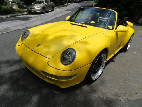 1974 PORSCE 911 1996 2006 MINT CONVERTIBLE LOW MILES YELLOW WIDEBODY RARE, US $33,500.00, image 10