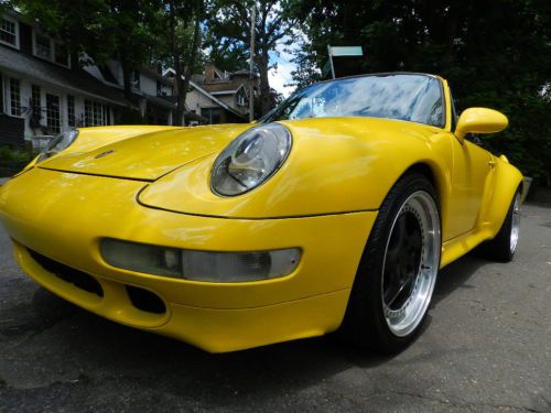 1974 PORSCE 911 1996 2006 MINT CONVERTIBLE LOW MILES YELLOW WIDEBODY RARE, US $33,500.00, image 11