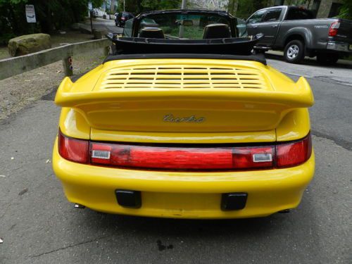 1974 PORSCE 911 1996 2006 MINT CONVERTIBLE LOW MILES YELLOW WIDEBODY RARE, US $33,500.00, image 15