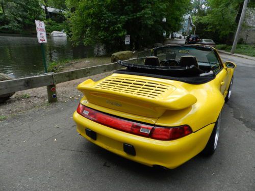 1974 PORSCE 911 1996 2006 MINT CONVERTIBLE LOW MILES YELLOW WIDEBODY RARE, US $33,500.00, image 16