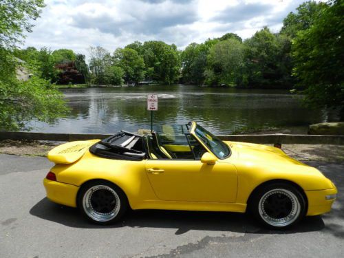 1974 PORSCE 911 1996 2006 MINT CONVERTIBLE LOW MILES YELLOW WIDEBODY RARE, US $33,500.00, image 20