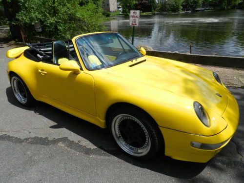 1974 PORSCE 911 1996 2006 MINT CONVERTIBLE LOW MILES YELLOW WIDEBODY RARE, US $33,500.00, image 22